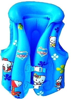 Friendly Zoo Animal's Blue Swim Vest,  For  5-9 Year Olds, New • 4.99£