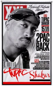 TUPAC BANNER. 3Ft. X 5Ft. FLAGs.  HIP HOP LEGENDS T SHIRT. RAP LEGEND, 90'S RAP - Picture 1 of 1