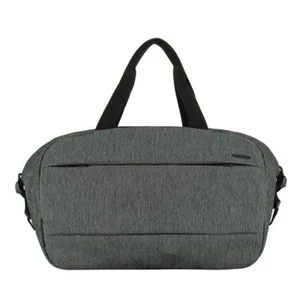 Incase City Duffel Padded Laptop Macbook Tablet Bag 23L Heather Black - Afbeelding 1 van 4