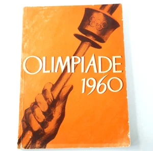 Olimpiada 1960 Roma Italia Programa de los Juegos Olímpicos Gran Tamaño Primera Edición en Italiano - Imagen 1 de 13