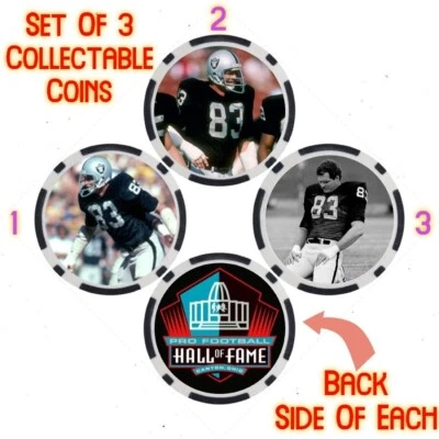 TED HENDRICKS - PRO FOOTBALL HALL OF FAME - COLLECTABLE COIN SET - Image 1 of 2