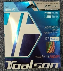 Cuerda de tenis Toalson ASTERISTA Metal Rainbow Edition calibre 17 1,27 mm HECHA EN JAPÓN - Imagen 1 de 4