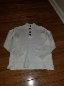 Gap Kids Boy's Mock Neck Sweater Winter White Size S(6-7) - Picture 1 of 1