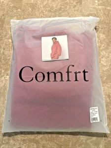 NEW Comfrt MINIMALIST HOODIE Size MEDIUM M Men's & Women's SWEATSHIRT Berry Pink - Picture 1 of 3