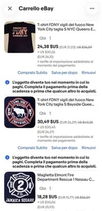 Camiseta FDNY Departamento de Bomberos Ciudad de Nueva York Talla Dos S Una M NYC Queens 3 Total - Imagen 1 de 1