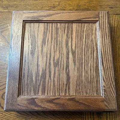 Дубовая плоскопанельная дверь 14-1/2 дюйма x 14-1/2 дюйма (новая) кол-во-1 бесплатная доставка в тот же день! - Изображение 1 из 4