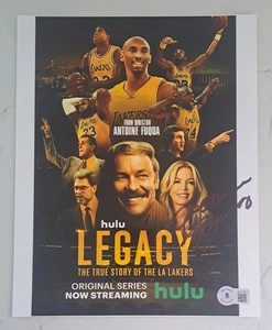 *JEANIE BUSS* Signiertes Hulu Legacy LA Lakers Film 8x10 Gehäuse Foto Beckett Kobe - Bild 1 von 5