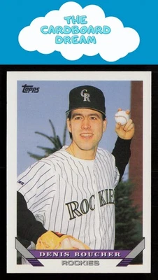 Denis Boucher 1993 Topps #541 Colorado Rockies Baseball Card - Image 1 of 2