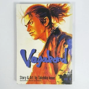 Vagabond Vol 4 manga inglese Takehiko Inoue VIZ Comics 2002 prima stampa fuori produzione RARO - Foto 1 di 9
