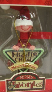 Kurt Adler - "Mom's Favorites" Middle Child Christmas Ornament Boy Elf EUC OB - Picture 1 of 5