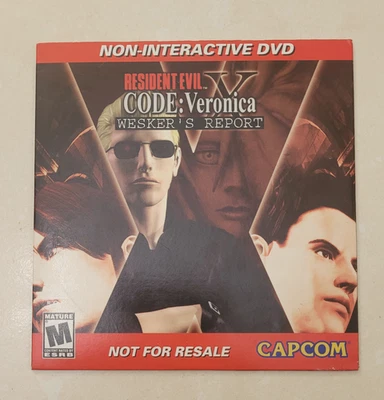 Resident Evil Code: Veronica X Wesker's Report Non-Interactive DVD - Image 1 of 4