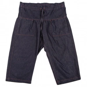 ISSEY MIYAKE me Double Pocket Dropped Crotch Jeans Size F(K-133407) - Picture 1 of 12