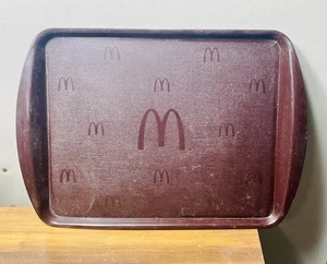 Vintage McDonalds braun Kunststoff Serviertablett - Bild 1 von 1