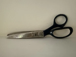Vintage Wiss Model SN7 Pinking Shears Scissors 7 1/2” NAVY Newark, NJ, USA - Picture 1 of 5