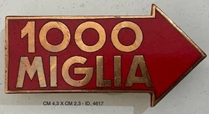 BRESCIA 1.000 MIGLIA DISTINTIVO GARA AUTOMOBILISTICA ANNI 1950 PROD. LORIOLI - Picture 1 of 6