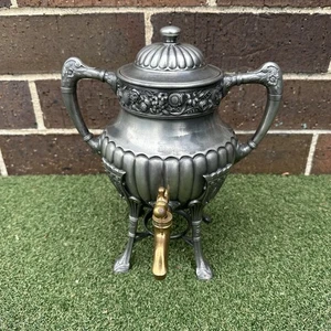 Beautiful Antique Vintage Reed & Barton Silverplated Samovar Hot Water Yea Urn - Picture 1 of 11