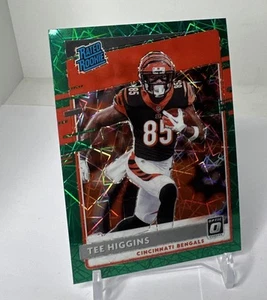 TEE HIGGINS 2020 Donruss Optic Green Velocity Rated Rookie #160 BENGALS SP - Bild 1 von 3