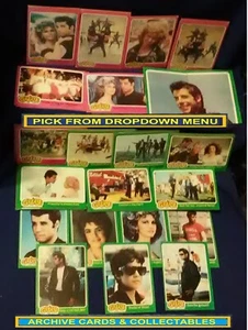 1978 Topps GREASE the MOVIE Series 1 & 2 BASE Trading Cards You-Pick-1 - Picture 1 of 181