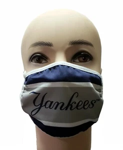 NEU NY Yankees Logo Unisex Gesichtsmaske Baseball schwarz waschbar Maske - Bild 1 von 5