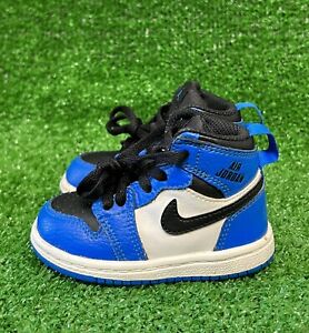 Nike Air Jordan 1 High Retro Air Soar Size 5C Toddler Boy Shoe Blue 705304-400