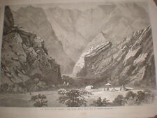 Abyssinia Ethiopia expedition the Mayen Wells  1868 print ref Z1