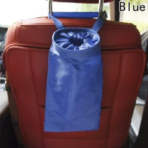 Car Seat Back Storage bag washable car trash bag Blue - Picture 1 of 3