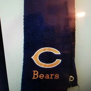 Chicago Bears Personalized Embroidered Sports Towel, Golf, Tennis, Bowling, Gym - Picture 1 of 3