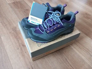 Regatta RWF446 Lady Ultra-Max II Low UK 7 Women Walking Trainers Gran/AlpPur - Picture 1 of 16