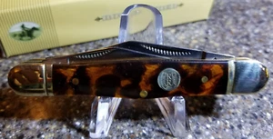 Rough Rider RR496, Whittler Imitation Tortoise Shell, 3-1/2", 3-Blades, NEW - Picture 1 of 8