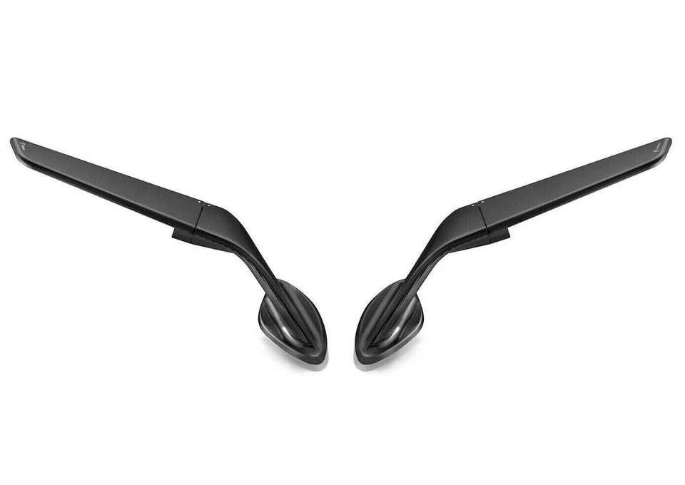 COPPIA SPECCHIETTI RIZOMA STEALTH ALLUMINIO NERO APRILIA RS 660 2020 2021 2022 - Immagine 1 di 3