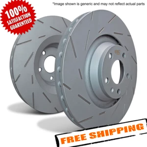 Rotores de freno delanteros ranurados EBC USR356 USR BlackDash para 89-91 Audi 200 Quattro - Imagen 1 de 2