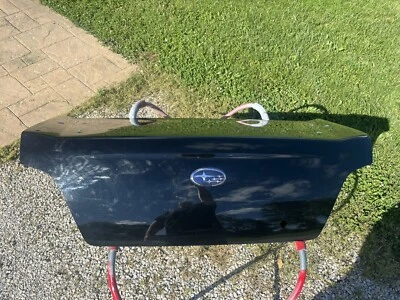 Subaru Impreza WRX STi GD 2002-2007 sedán tapa de maletero para alerón OEM acero Foto 1 de 4