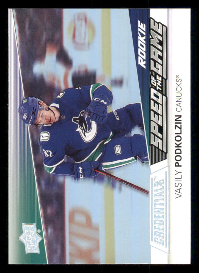 2021-22 Upper Deck Credentials Speed of the Game Rookies #SGR8 Vasily Podkolzin - Image 1 of 2