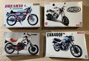 4 Aoshima motorcycle model kits Great Deal !!!! - Picture 1 of 9
