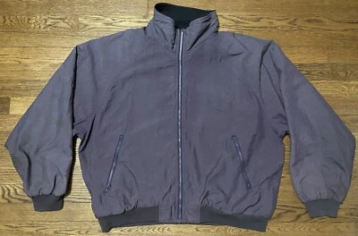 Chaqueta cortavientos vintage Pacific Trail para hombre talla grande granate/púrpura con cremallera Foto 1 de 4
