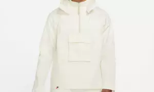 Nike Anorak Waffle Premium Men's Hooded Off White Ivory Size S Small DD6492 133 - Picture 1 of 6