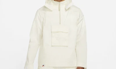 Nike Anorak Waffle Premium Men's Hooded Off White Ivory Size S Small DD6492 133 - Image 1 of 4