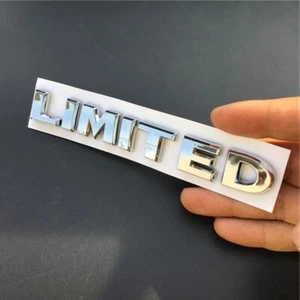 1x Chrome LIMITED Logo Emblem Badge Decal Stickers Decorative Car Accessories - Picture 1 of 8