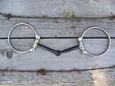 Bit - SS Dee Ring Snaffle with Sweet Iron Motuh