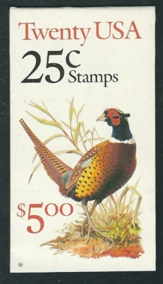 Scott #2283...25 Cent...Pheasant...Booklet of 20 - Image 1 of 2