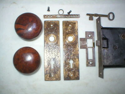 Antique Victorian Era Door Hardware - Image 1 of 4