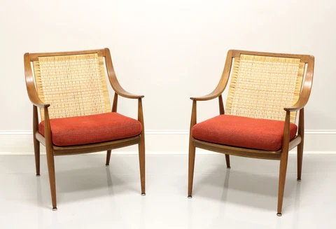 Hvidt & Molgaard Nielsen for John Stuart 147 Teak Lounge Chairs  - Pair Cover