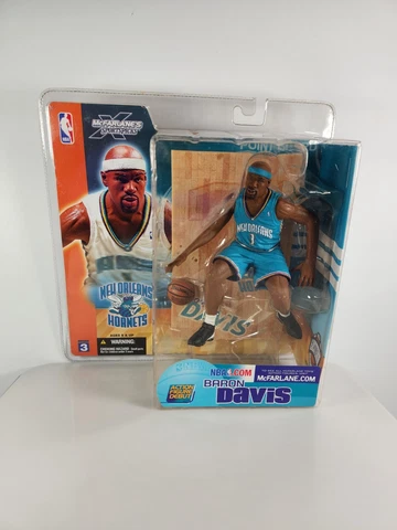 Baron Davis New Orleans Hornets McFarlane Figure Blue Jersey #1 Cover