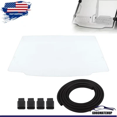 For Polaris Ranger Midsize 500 570 Crew ETX EV Full Windshield 2015-2023 Foto 1 de 4