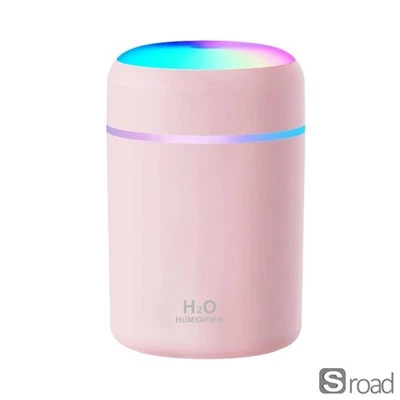 Portable Mini USB Humidifier 300ml Auto Shut-Off Cool Mist For Bedroom Office - Image 1 of 4