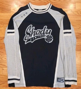 Shady Limited Long Sleeve Shirt M Eminem #8 Used Y2K Hip Hop Rap Slim Shady - Picture 1 of 24