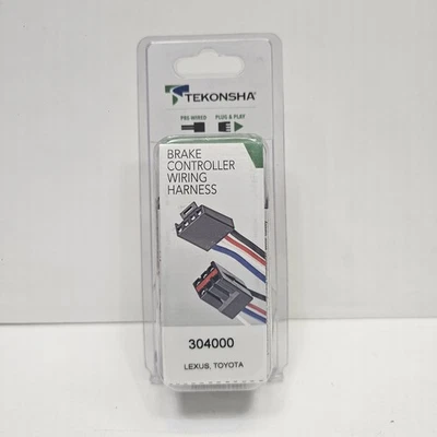Tekonsha 304000 Trailer Brake Harness Fits Toyota Lexus Trucks & SUVs, New - Изображение 1 из 4
