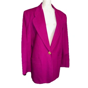 Norton Mcnaughton VINTAGE WOMEN'S 100% WOOL BLAZER JACKET - SIZE 12 - Picture 1 of 7