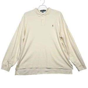 Polo Ralph Lauren Long Sleeve Polo Shirt XXL Embroidered Logo Classic Cotton - Picture 1 of 7