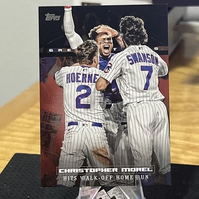 2024 Topps Series 1 Greatest Hits #23GH-1 Christopher Morel Black /299 Cubs - Image 1 of 2